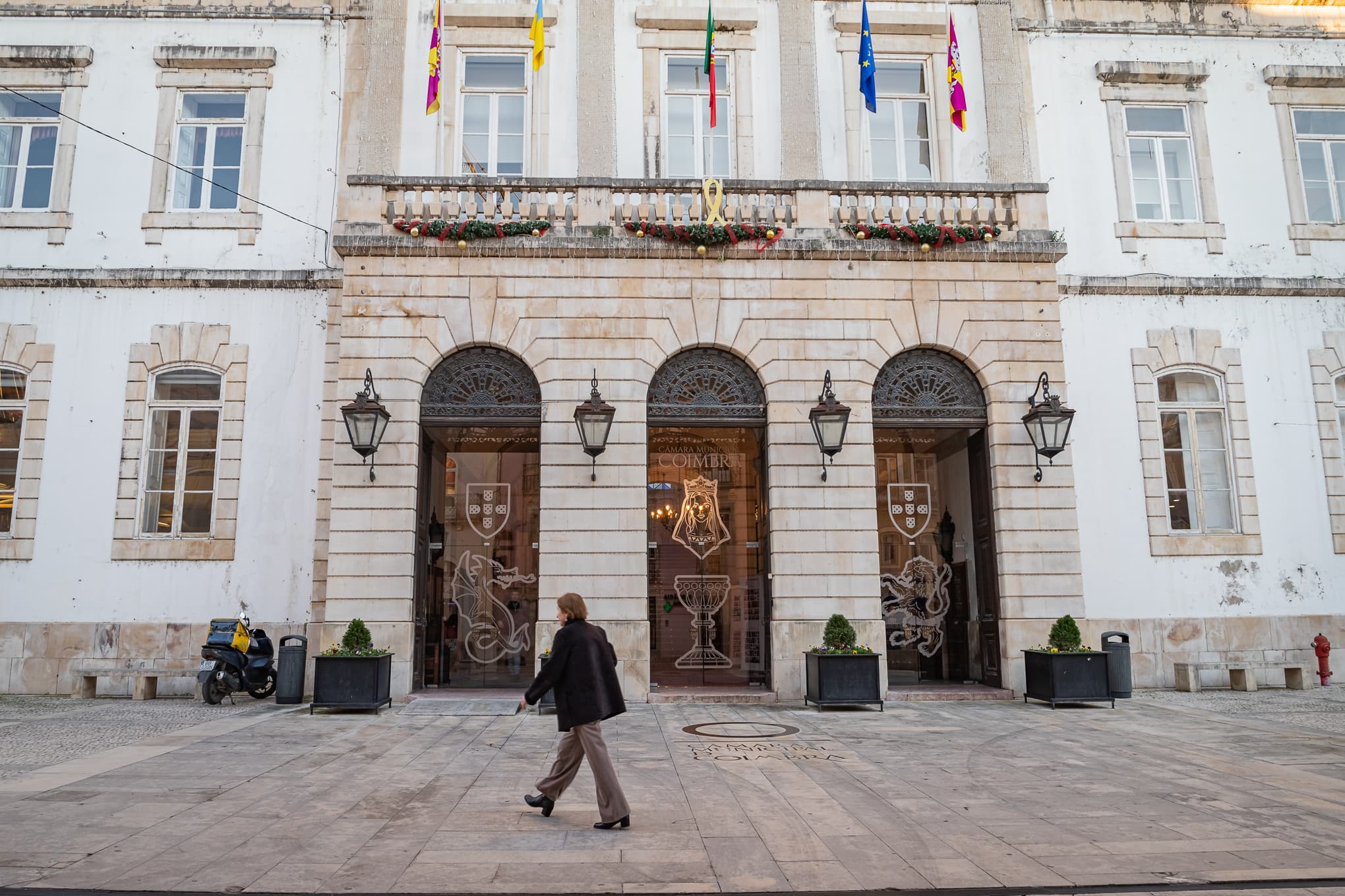 Entrada da Câmara Municipal de Coimbra @Central Press | Miguel Almeida