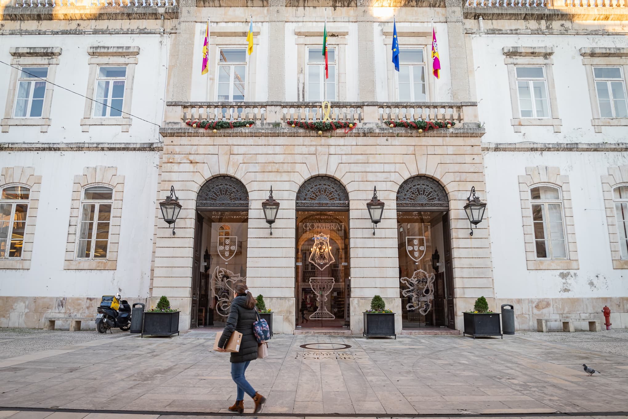 Entrada da Câmara Municipal de Coimbra @Central Press | Miguel Almeida