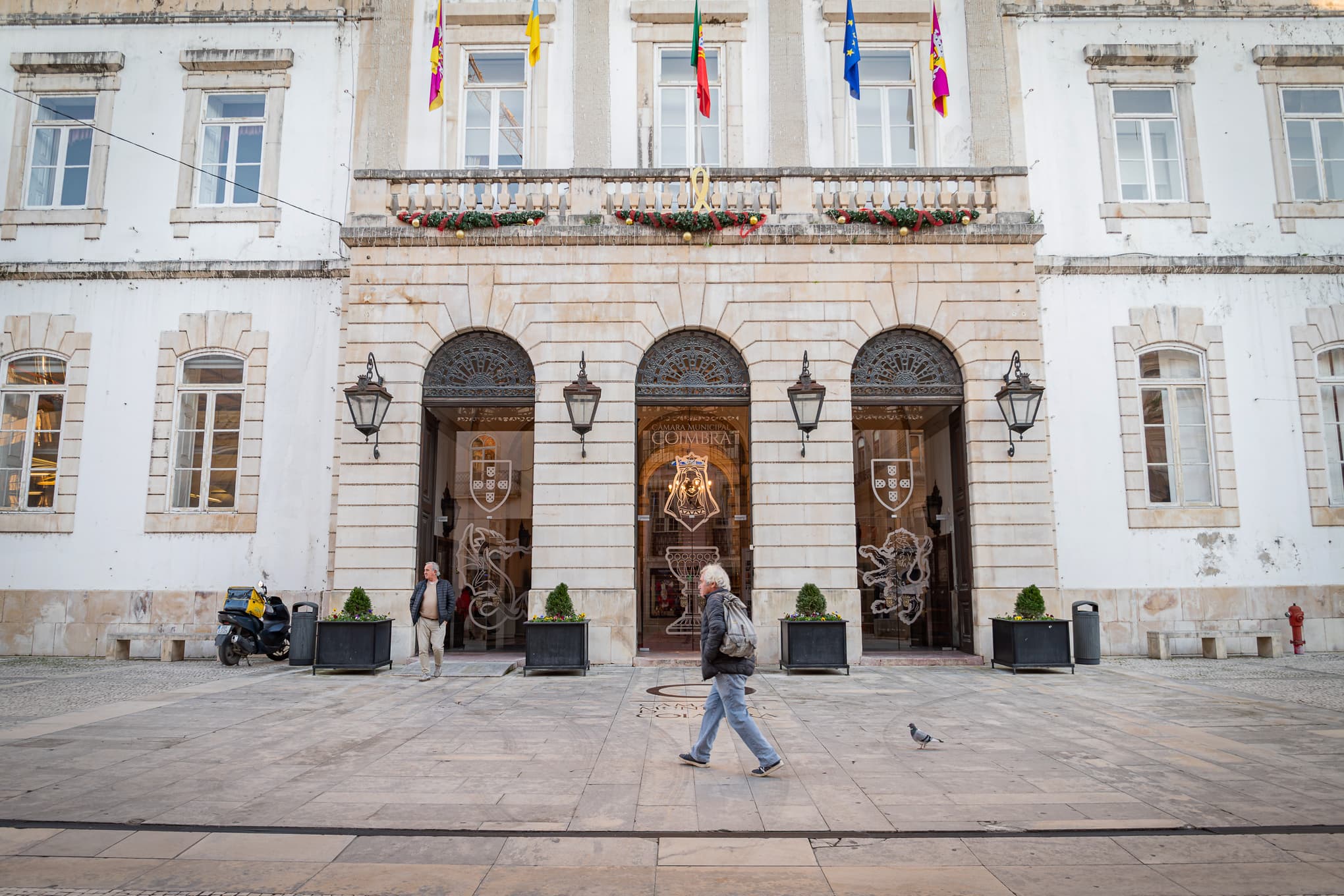 Entrada da Câmara Municipal de Coimbra @Central Press | Miguel Almeida