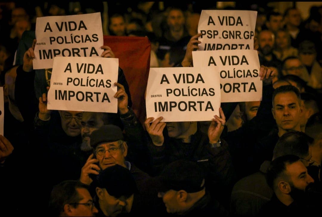 Manifestacao de policias @ASPP