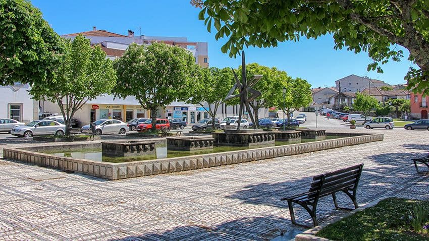 Praça do município Nelas ©CMN