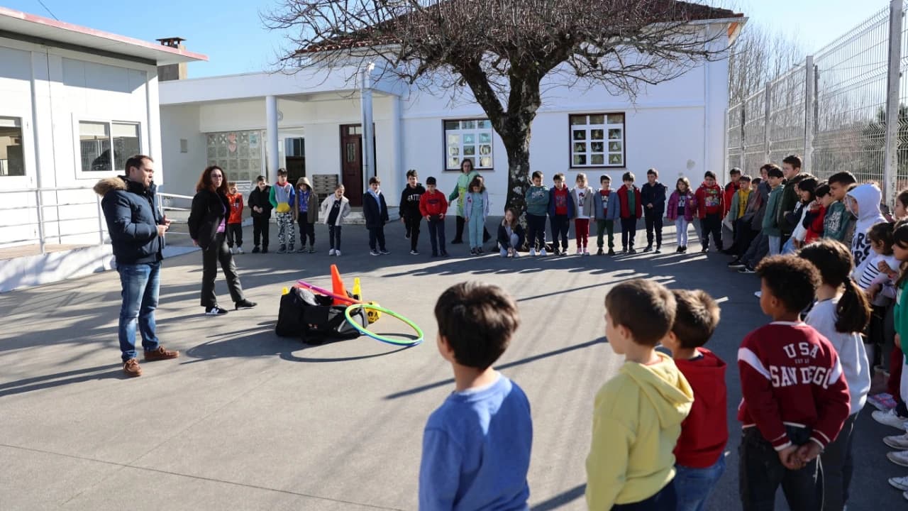 Entrega dos kits do projeto @CM Anadia 