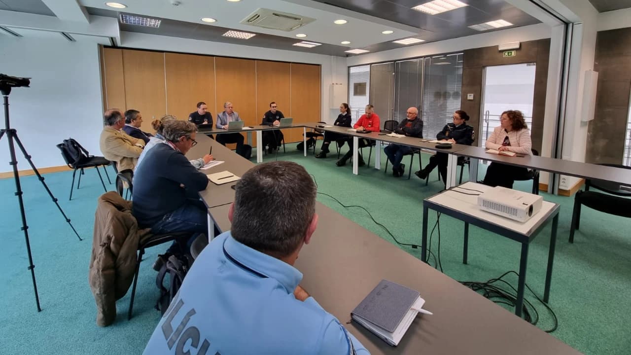 Reunião da Comissão Municipal de Gestão Integrada de Fogos Rurais @CM Marinha Grande 