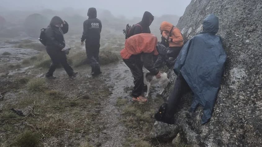 Resgate Serra da Estrela ©GNR