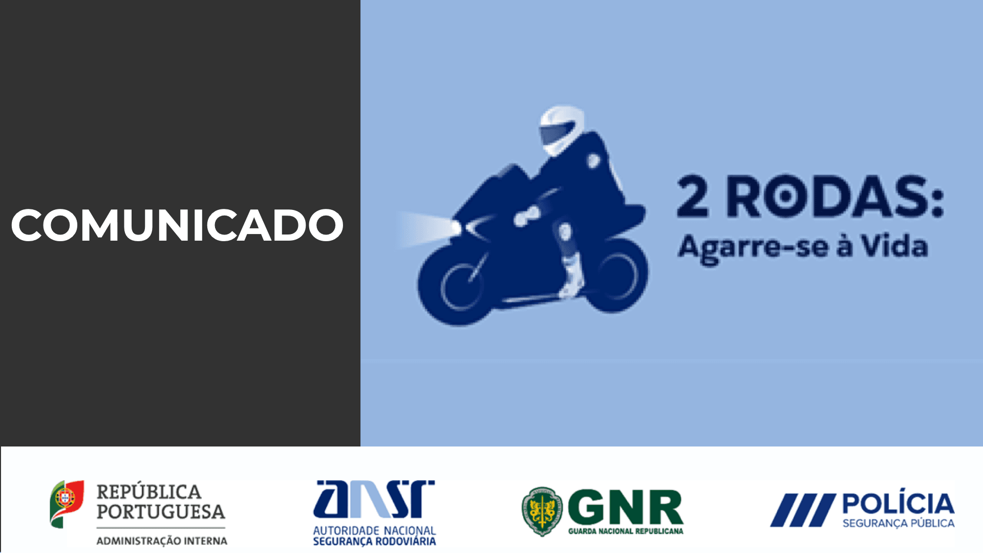 Comunicado - Segurança Rodoviária ©GNR