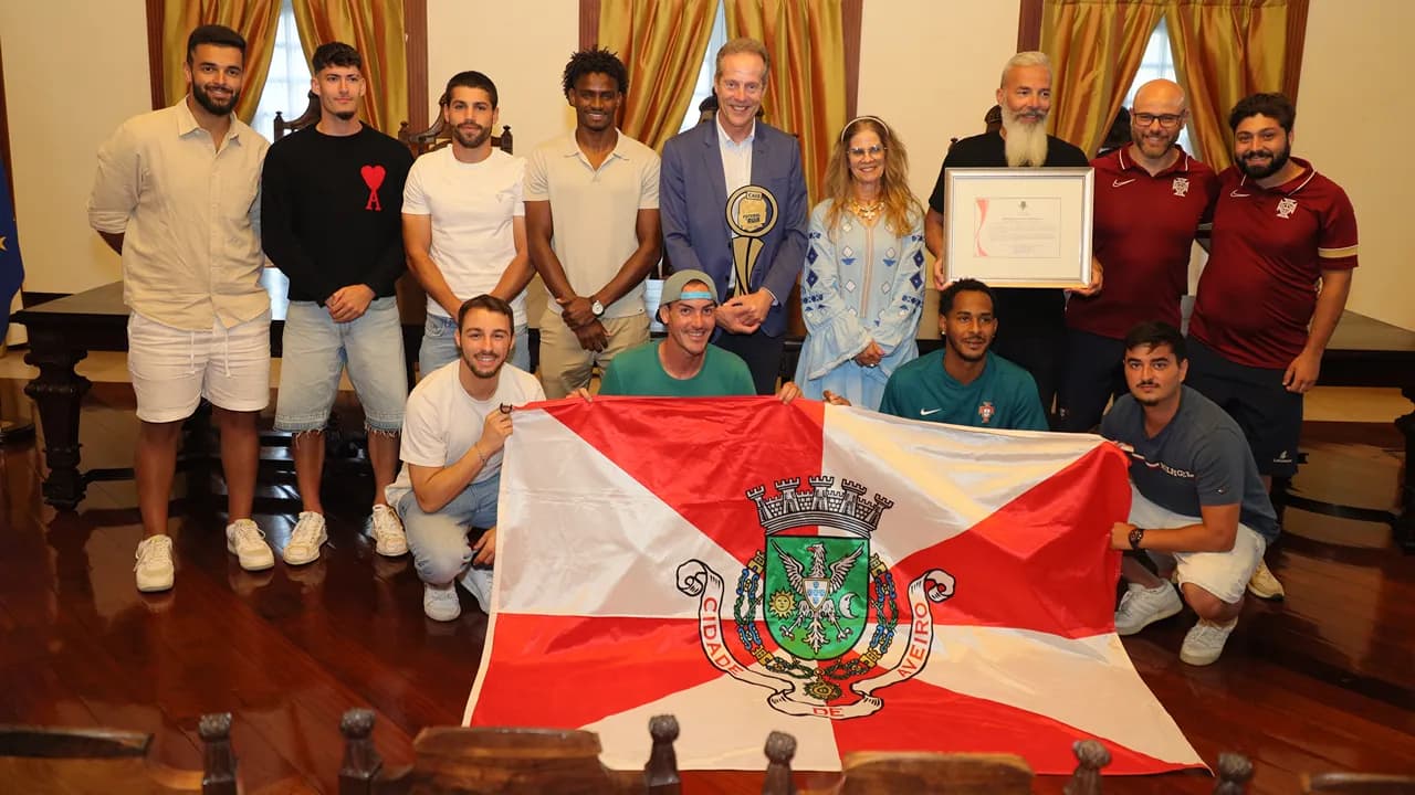 Receção aos Campeões Nacionais de Futebol de Rua @CMA