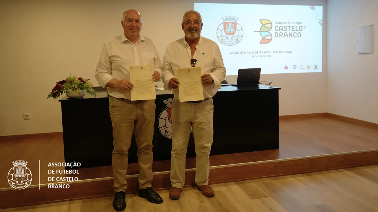 Manuel Candeias e Leopoldo Rodrigues ©AFCB