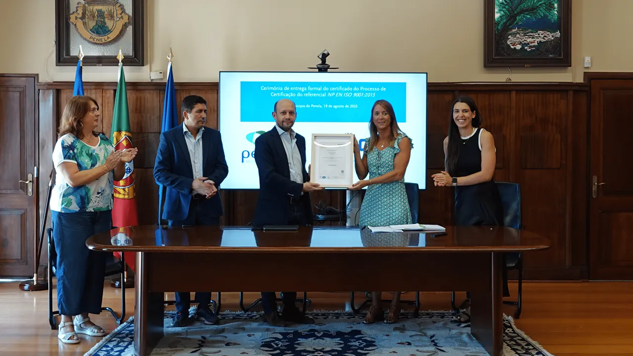 Município recebeu Certificação de Qualidade ISO 9001:2015 @CM Penela