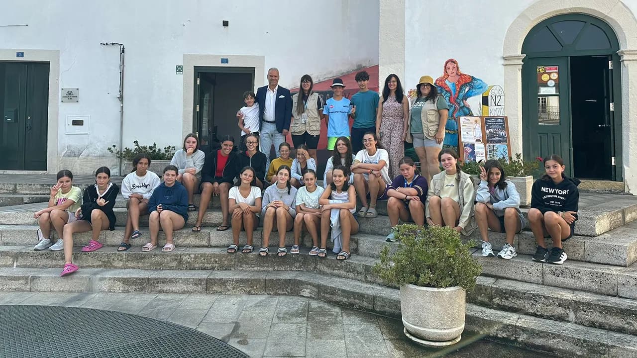 Jovens de Oroso em Góis @CM Góis