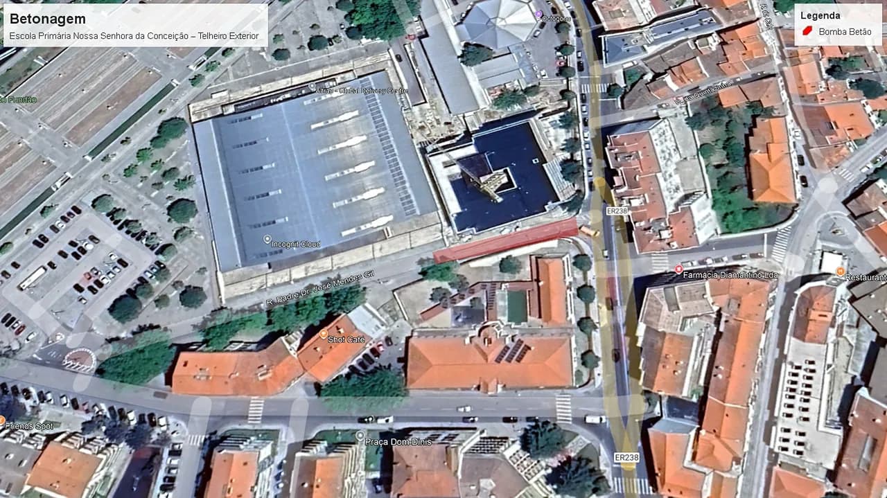 Zona de intervenção @CM Fundão