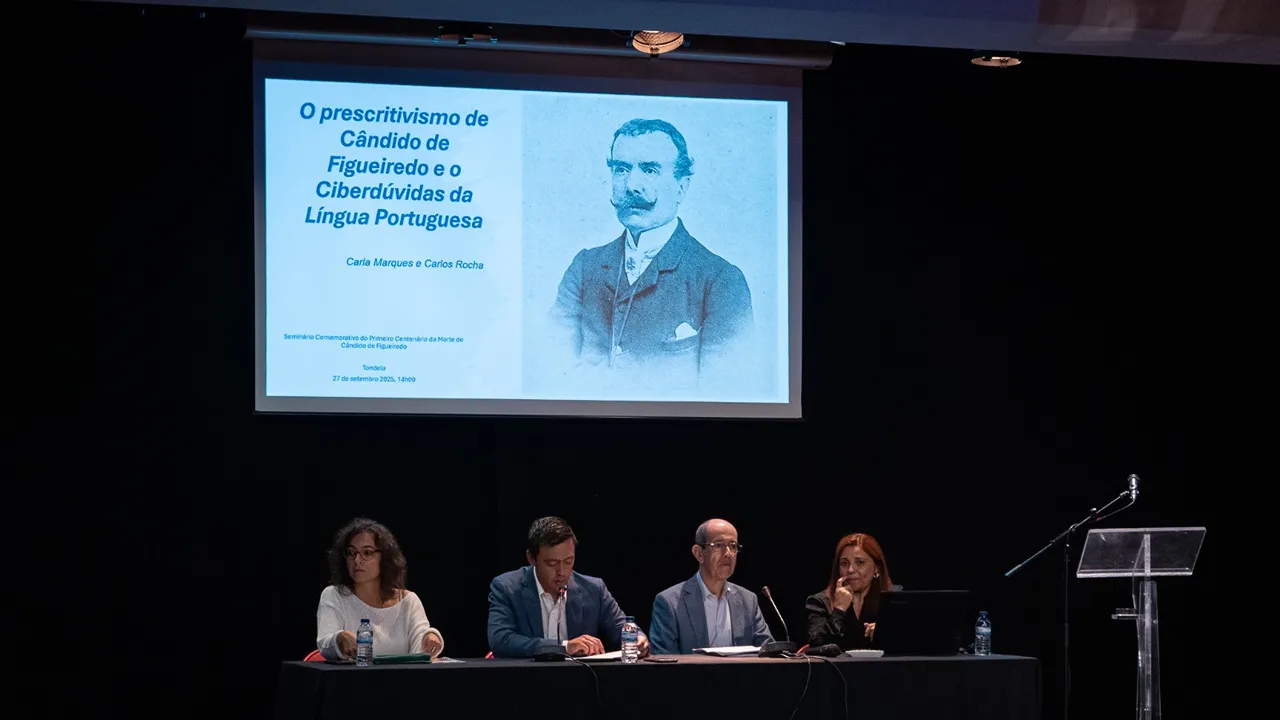 “Seminário
Comemorativo do Primeiro Centenário da Morte de Cândido Figueiredo” @CM Tondela 