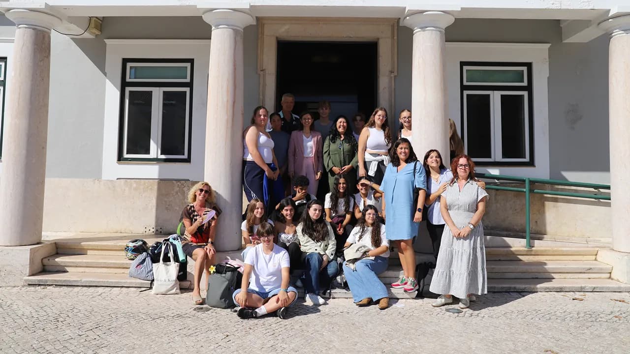 Grupo visitante Erasmus+ @CM Marinha Grande
