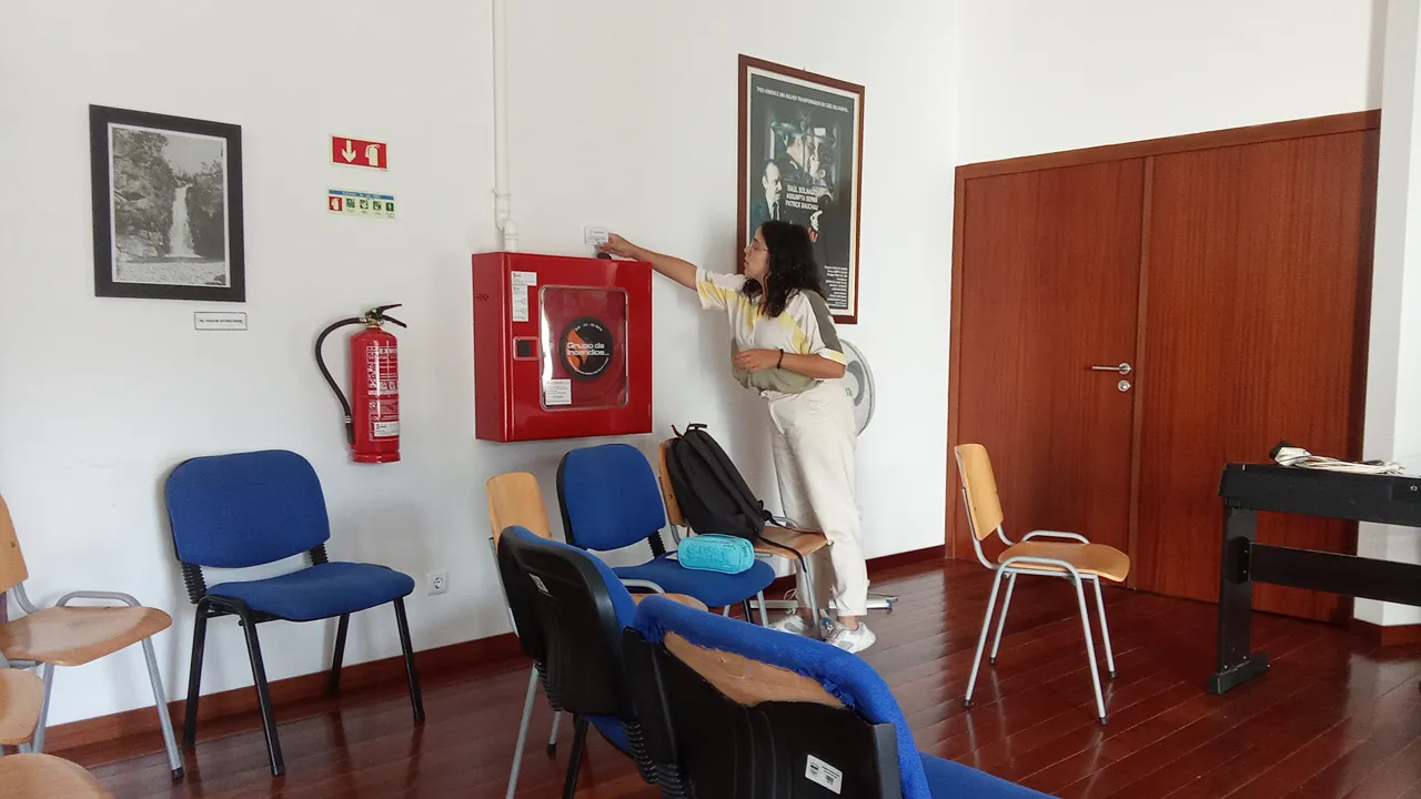 Medição do gás radão @CM Vila de Rei 