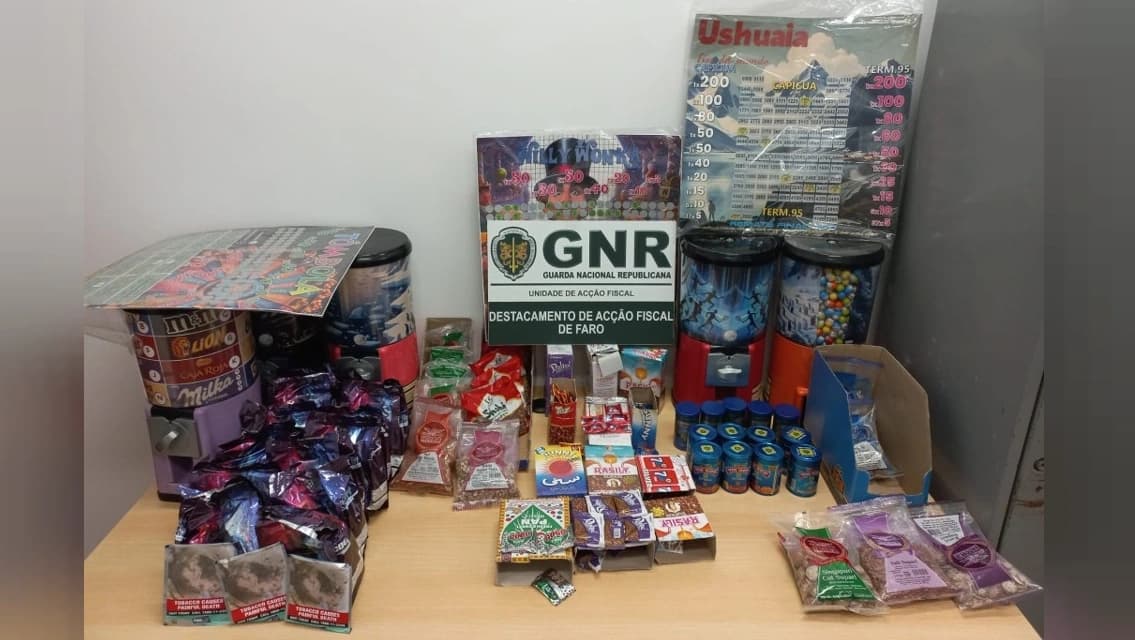 Material apreendido @GNR UAF 