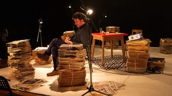 Espetáculo "Onde Estavas Quando Leste o Primeiro Jornal?" @Companhia Ritual de Domingo 