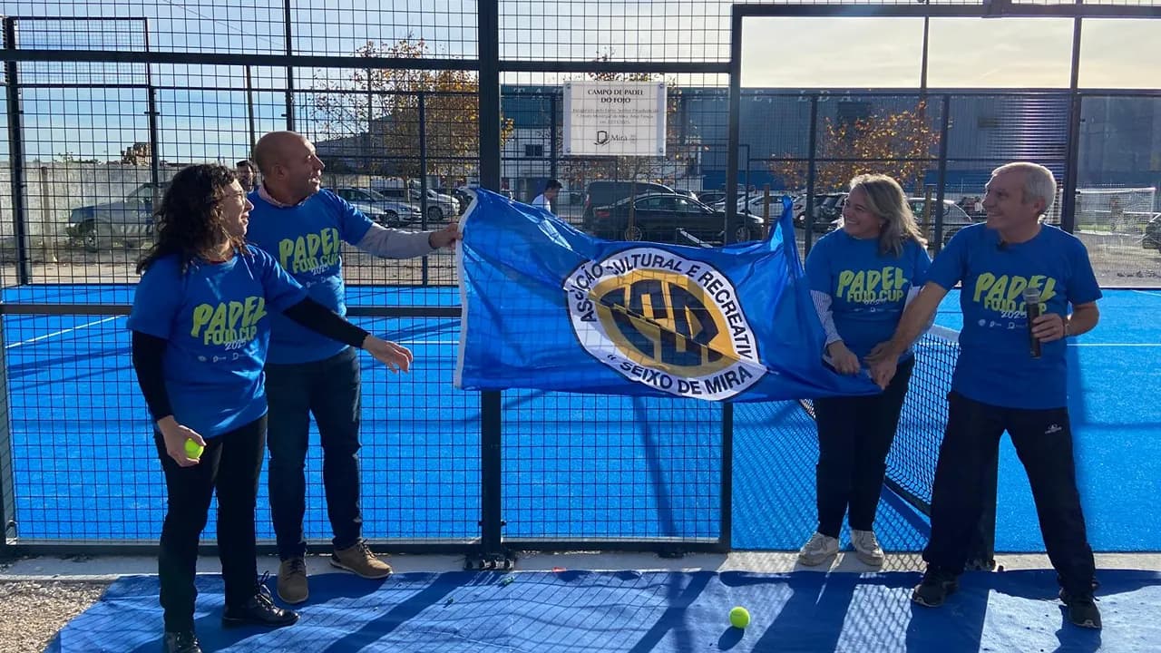Inauguração do campo de Padel do Fojo @CM Mira