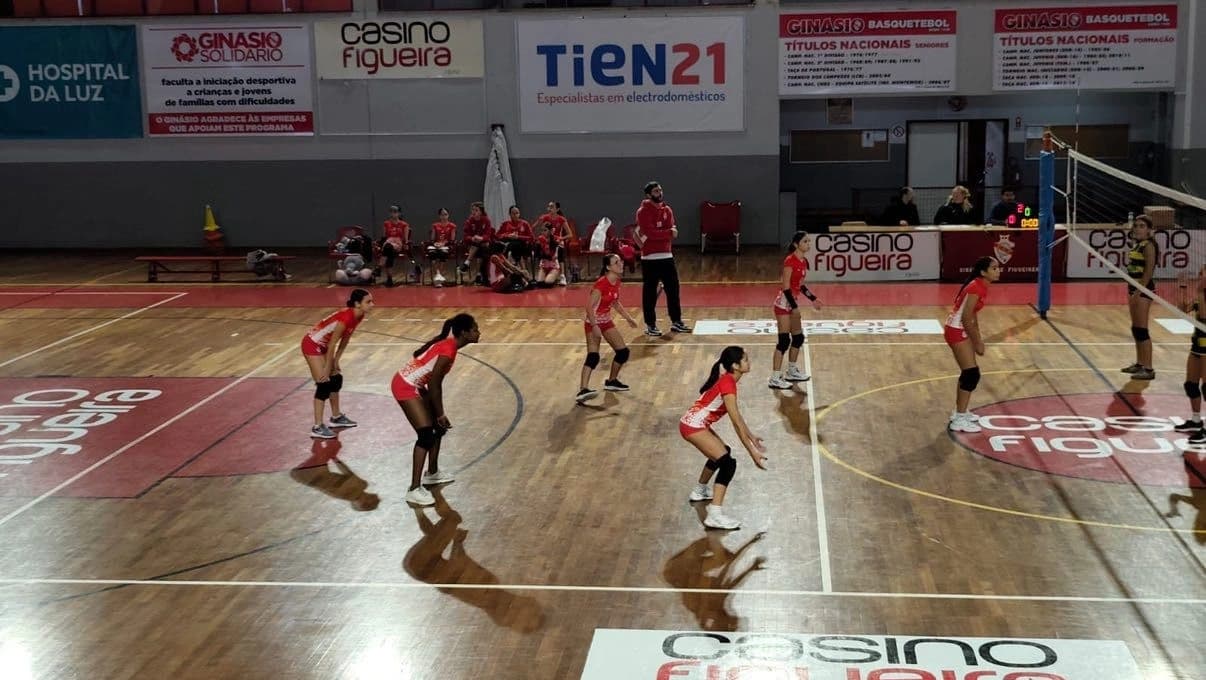 Equipa de iniciadas de voleibol @GCF 