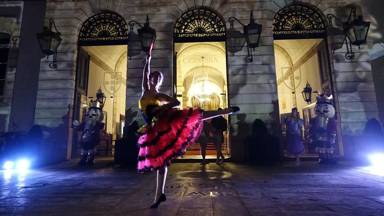 Espetáculo de videomapping e bailado @CMC