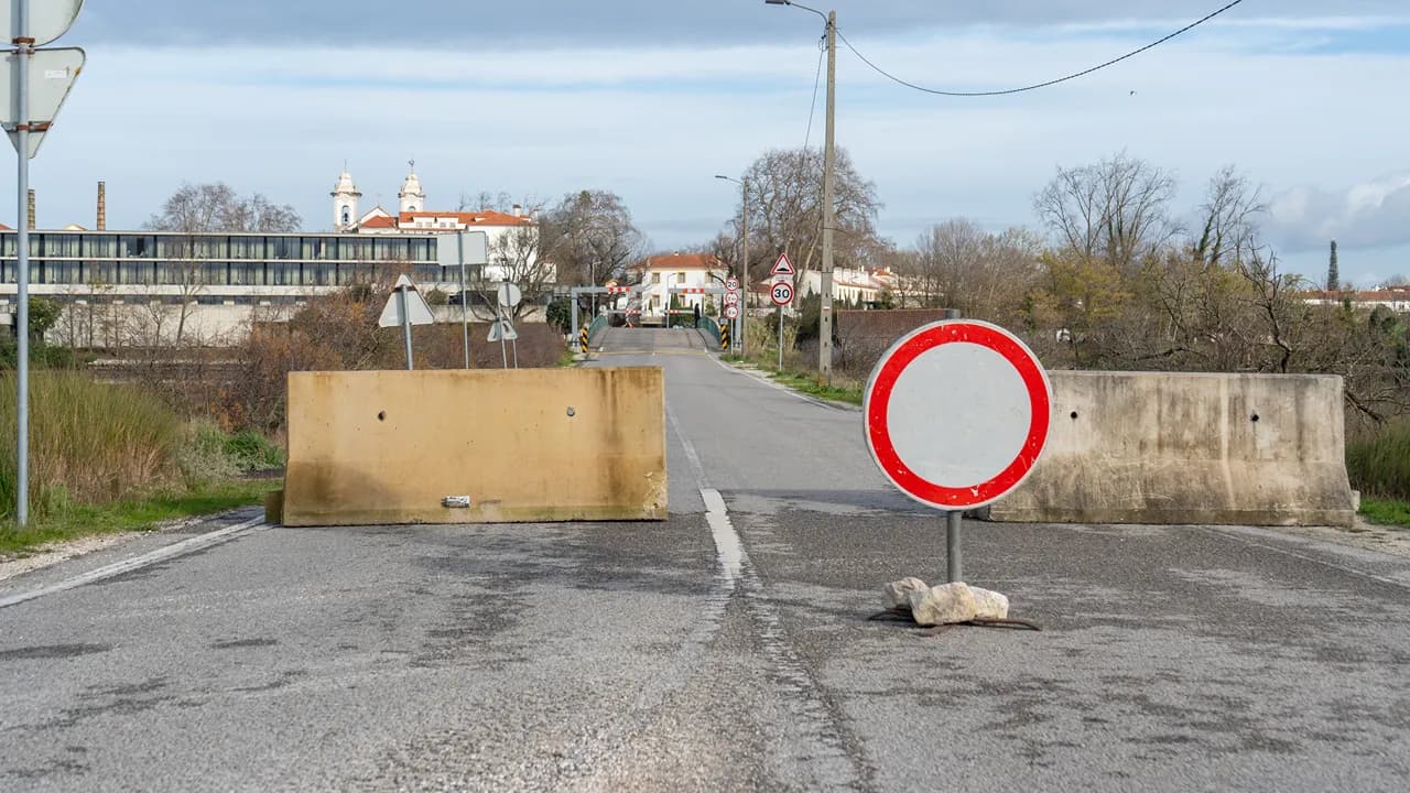 Ponte da Vista Alegre encerrada @CM Ílhavo 