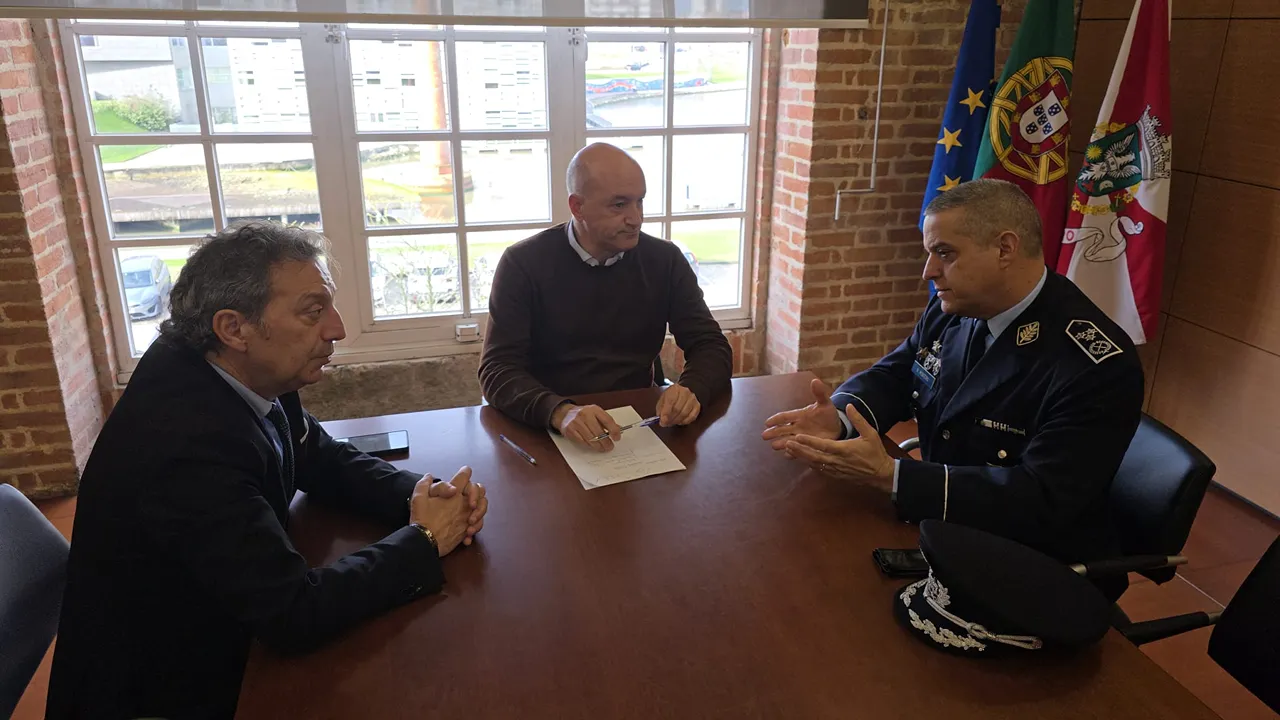 Reunião entre a CMA e a PSP @CM Aveiro