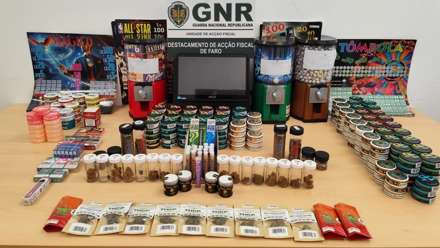 Material apreendido @GNR UAF 