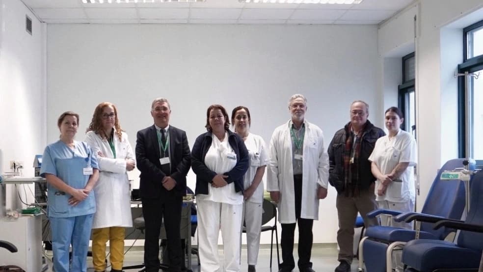 Equipa no Hospital de Dia @ULS Médio Tejo 