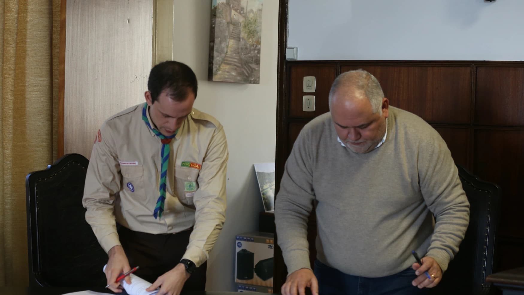 Assinatura do protocolo de cedência @CM Penamacor 