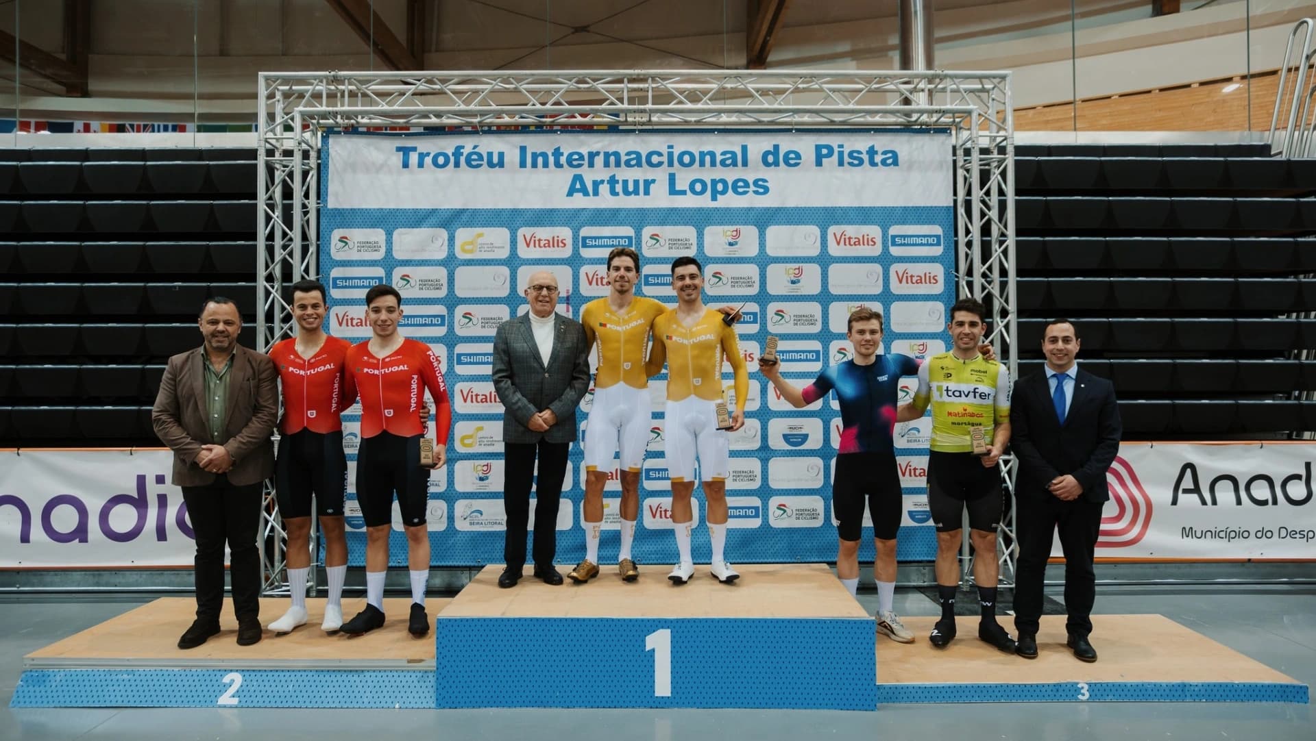 Iúri Leitão e Rui Oliveira no pódio @CM Anadia 