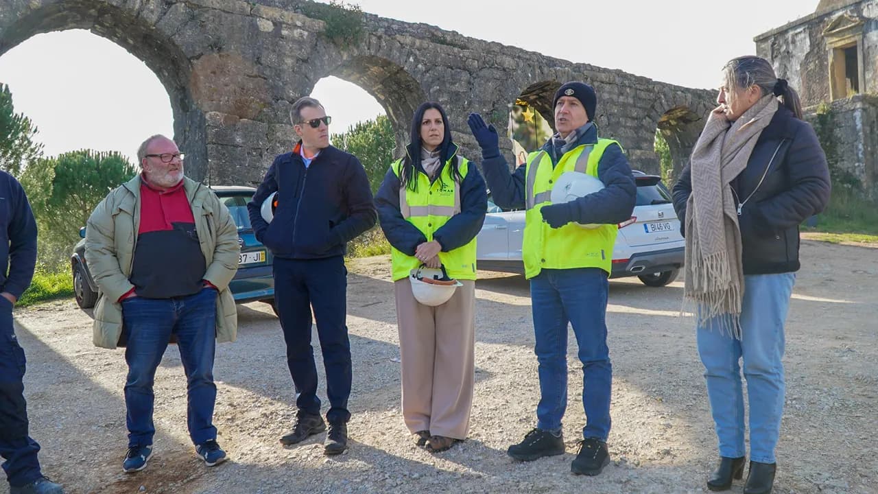 Visita técnica ao Aqueduto dos Pegões @CM Tomar
