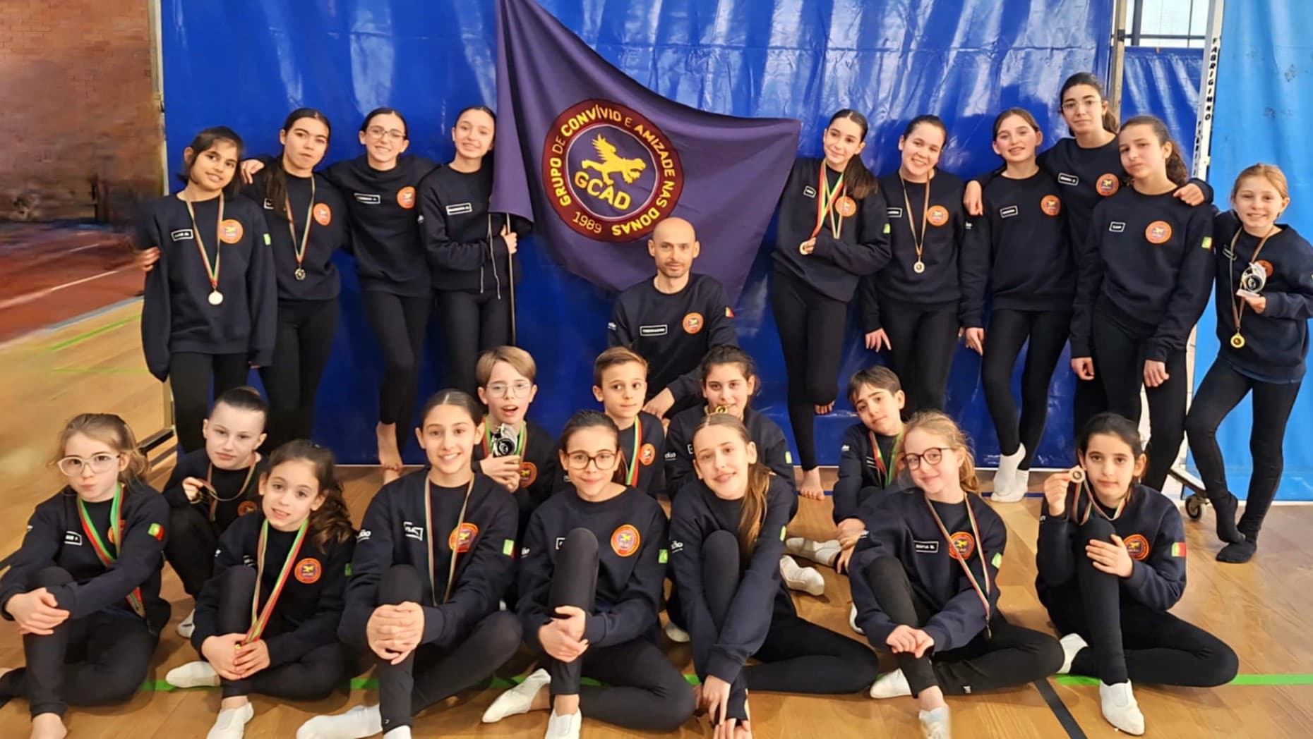 Equipa de tumbling do Fundão Ginásio Clube @FGC 