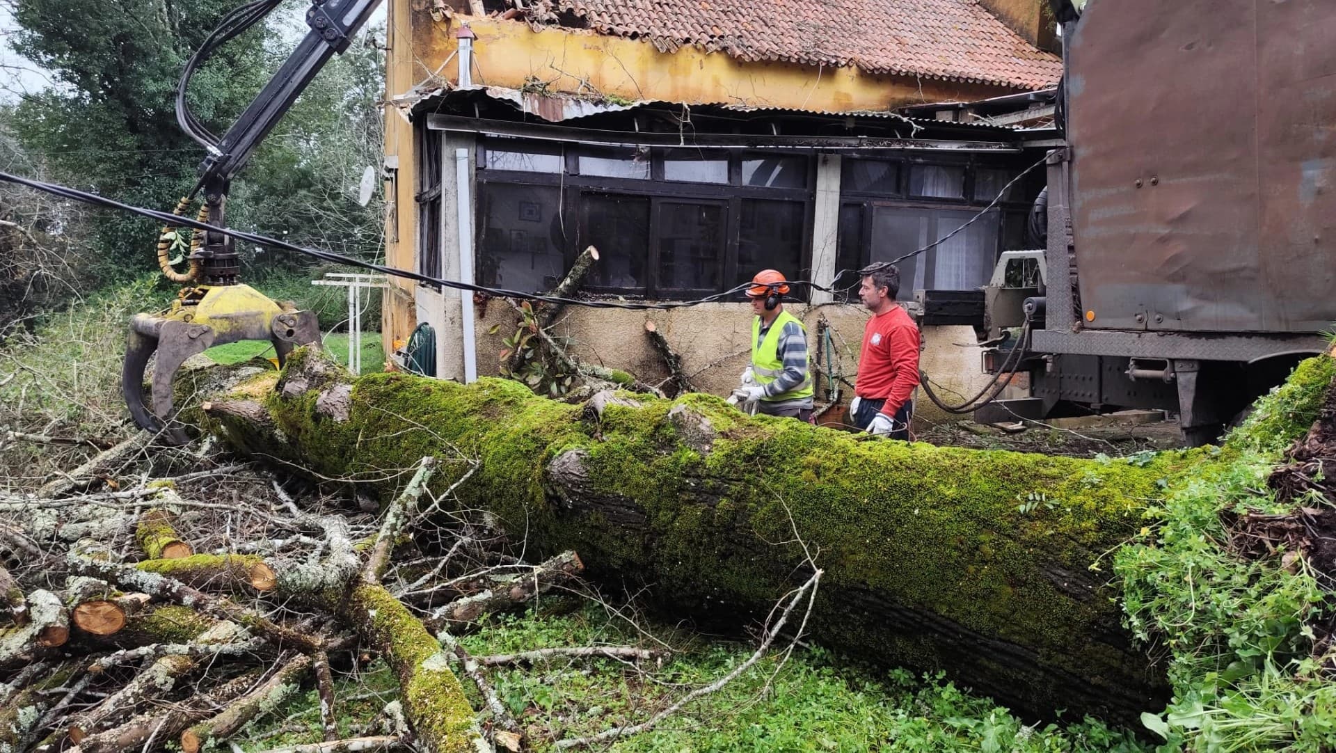 Efeitos da tempestade Kristin @CM Anadia 