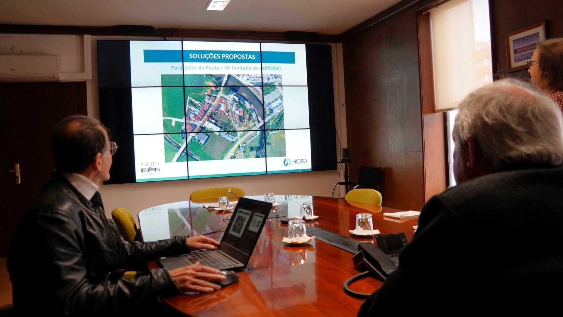 Reunião para intervenção na margem esquerda do Rio Águeda @CM Águeda 