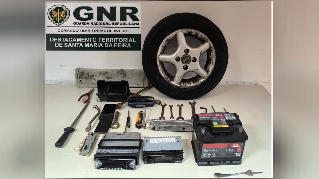 Material apreendido @GNR Aveiro
