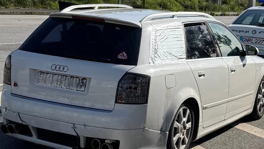 Viatura recuperada @GNR Aveiro 