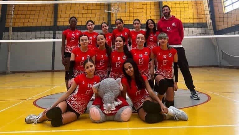 Equipa de iniciadas de voleibol @GCF 