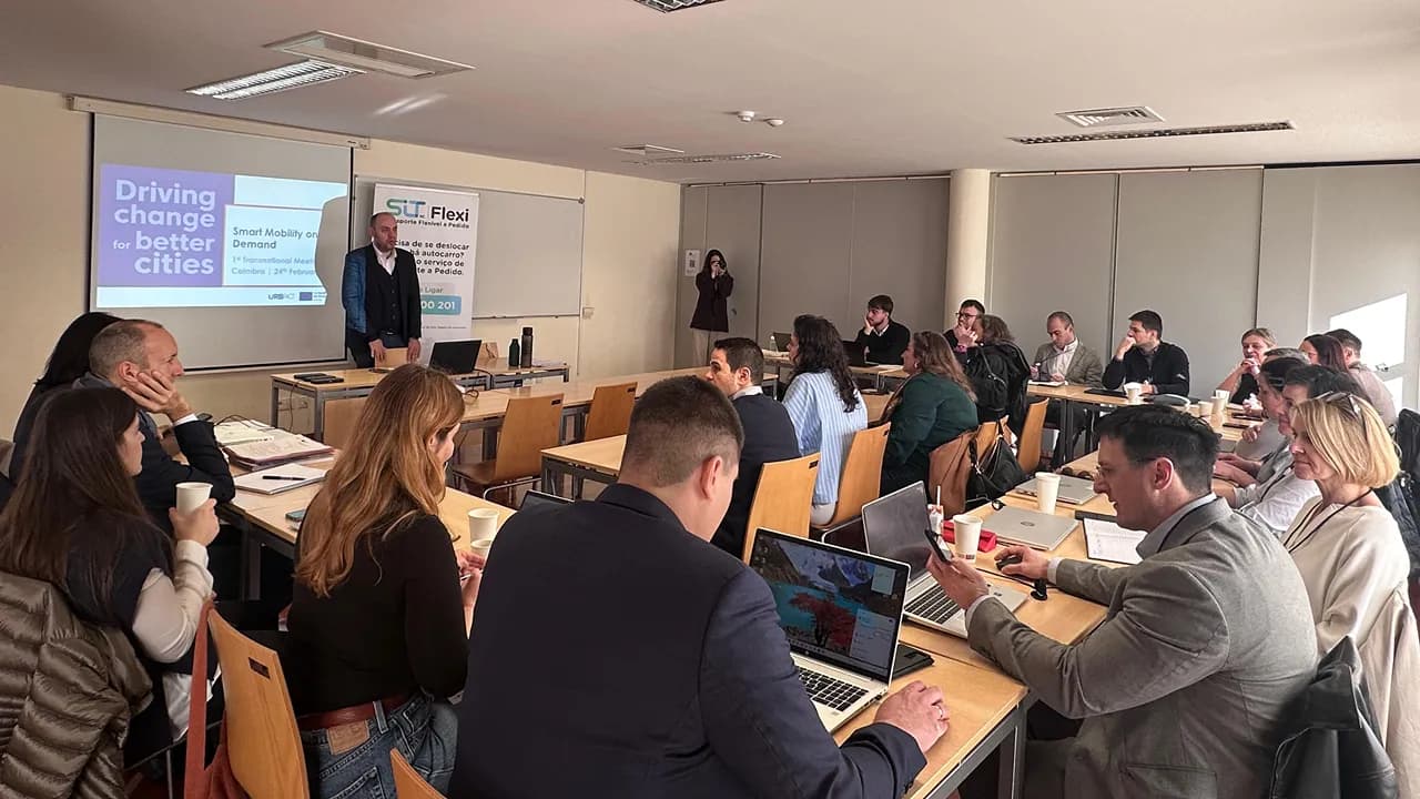 1.ª Reunião Transnacional do projeto Smart Mobility on Demand (S-Mode) @CIM Região Metropolitana de Coimbra 