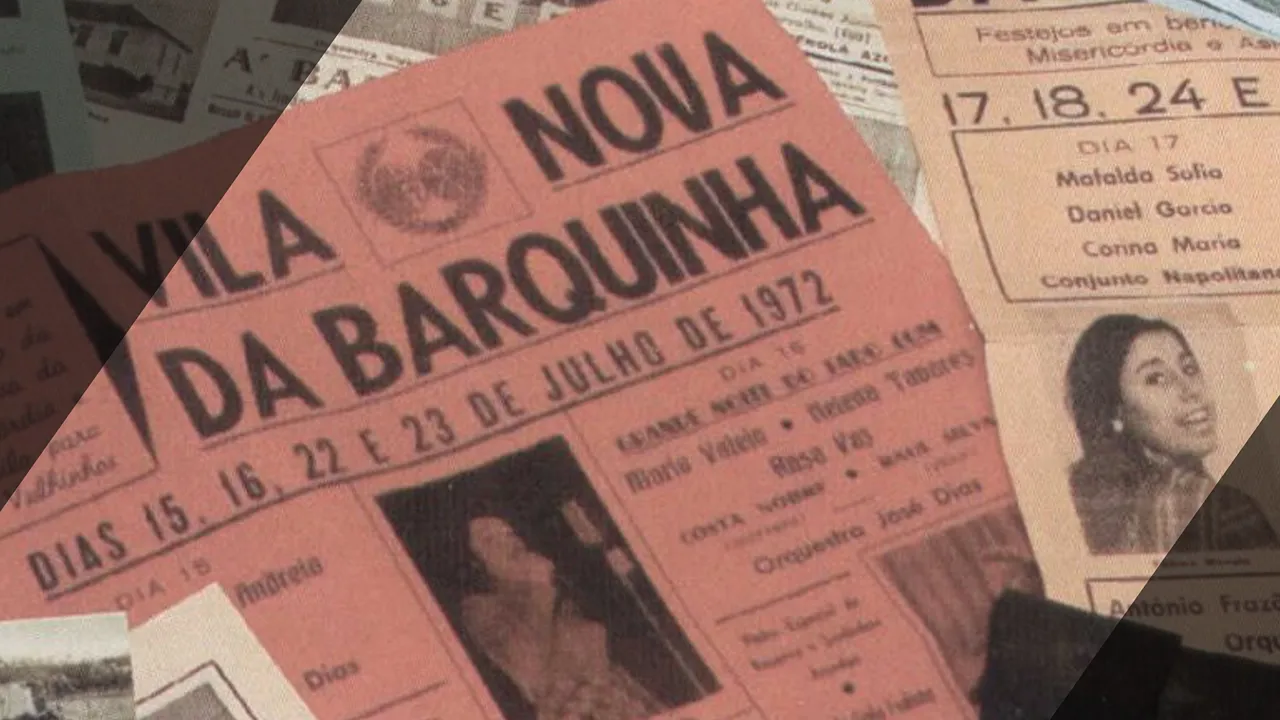 Vila Nova da Barquinha recolhe cartazes históricos das festas locais @CM Vila Nova da Barquinha 