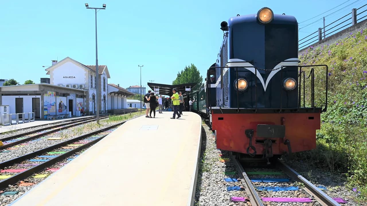 Comboio histórico do Vouga ©Comboios de Portugal