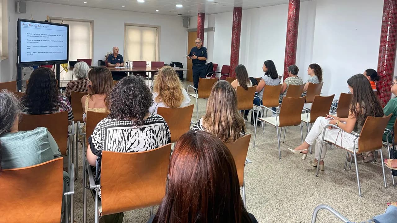 Capacitação sobre segurança e fenómenos extremos visou técnicos de IPSS @CM Ferreira do Zêzere