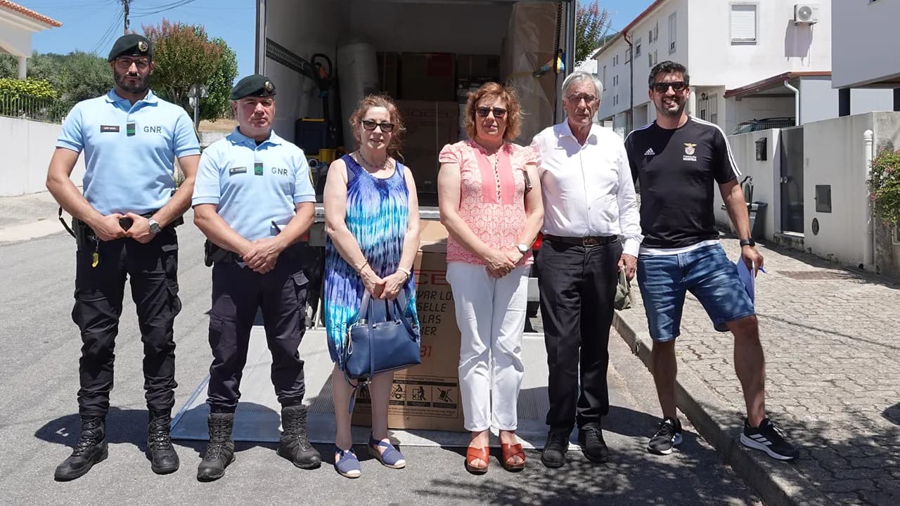 Entrega de eletrodomésticos pela Fundação Benfica @CM Penela
