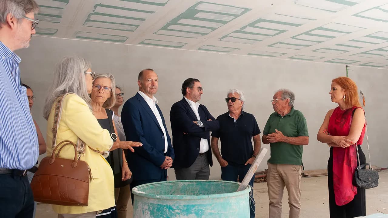 Visita dos deputados do PSD Aveiro à obra da AVPACD @PSD Aveiro