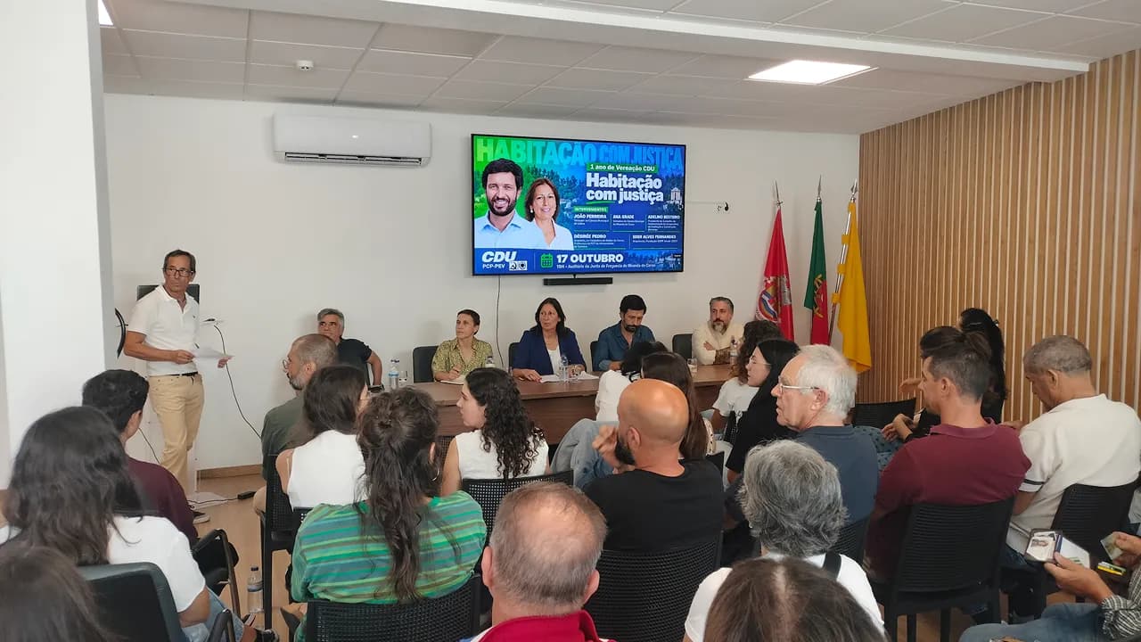CDU promoveu debate sobre a habitação @PCP Coimbra