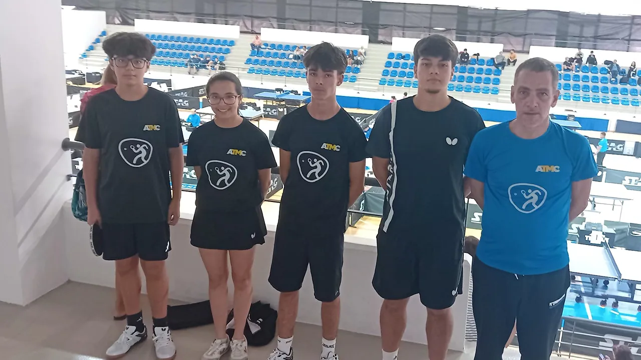 Quatro atletas do Ginásio na seleção distrital de ténis de mesa @Ginásio Figueirense