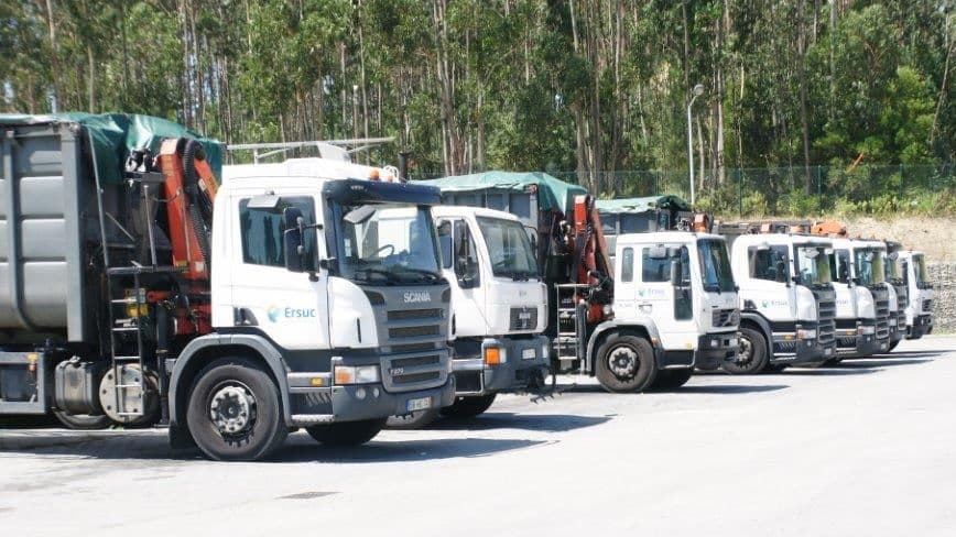 Viaturas de recolha seletiva da ERSUC @ERSUC