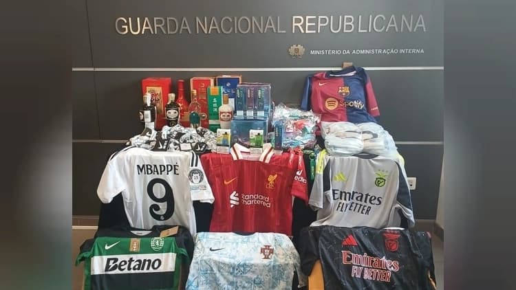 Material apreendido @GNR UAF