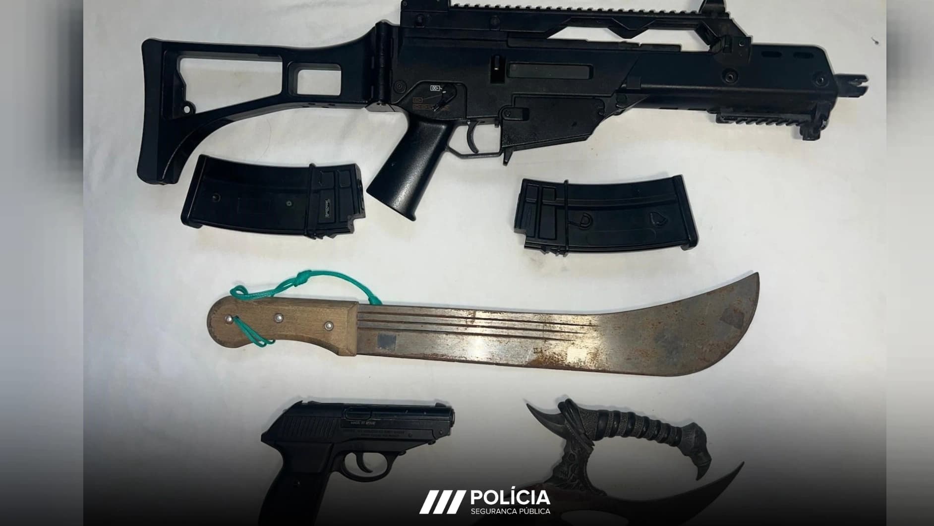 Material apreendido @PSP Coimbra