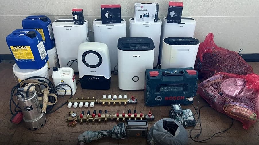 Material apreendido @PSP Coimbra