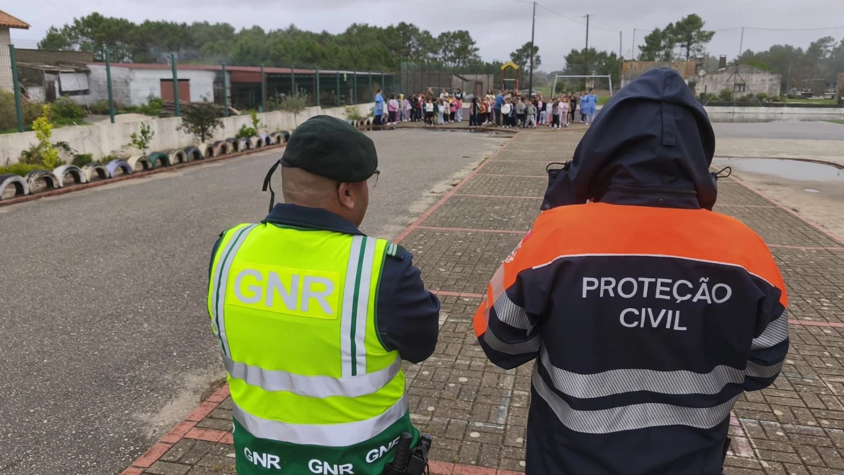 Simulacro na Escola Básica da Tocha @CM Cantanhede