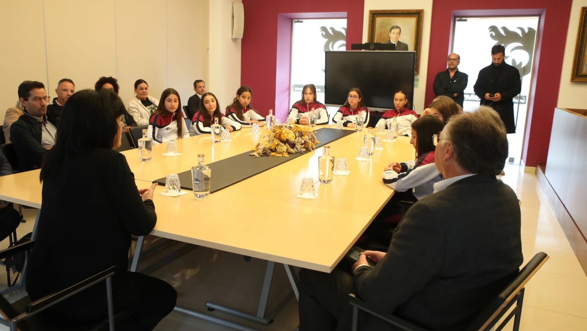 Câmara recebe comitiva do "Cantanhede Gym" @CM Cantanhede