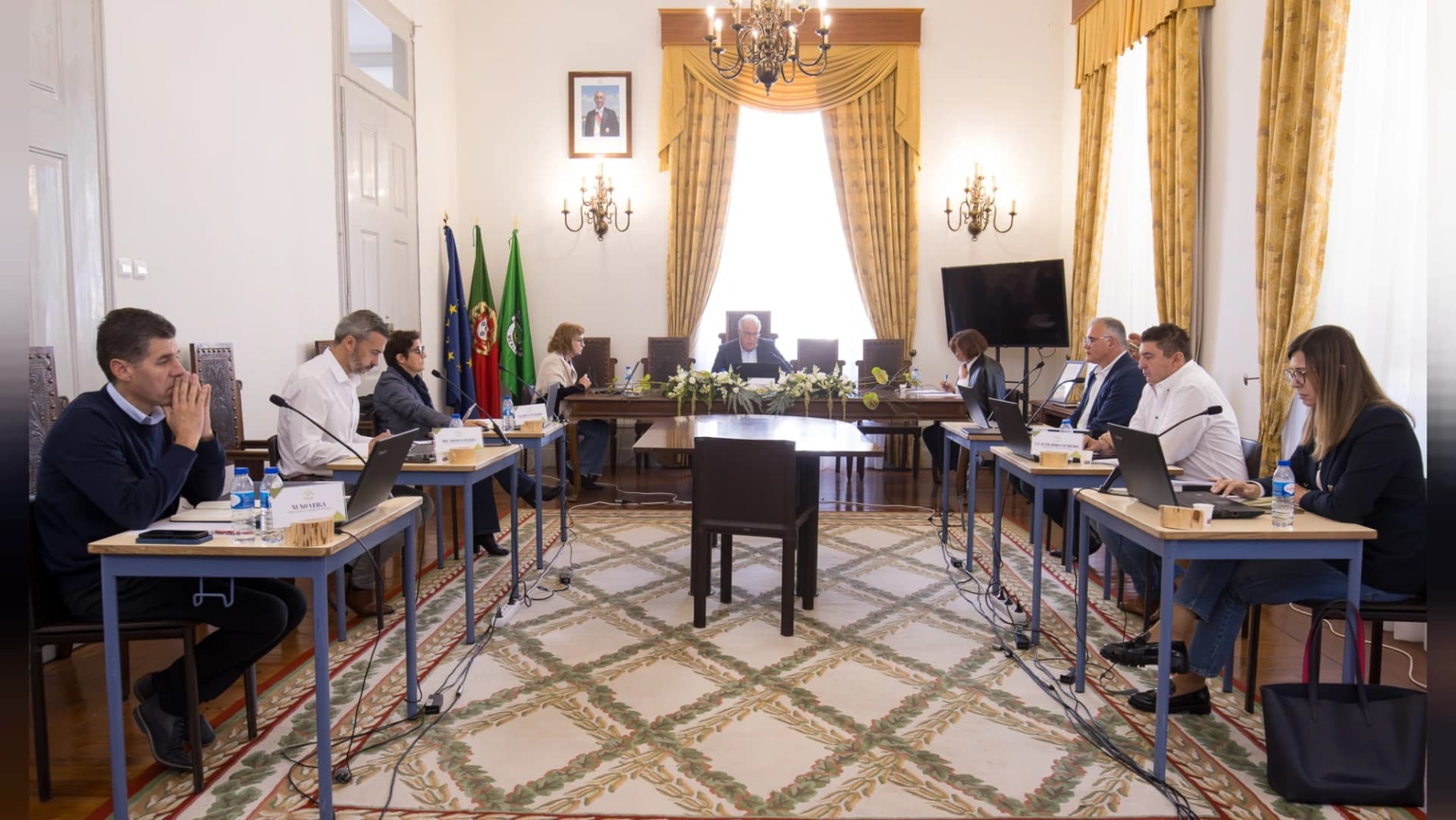 Primeira reunião do executivo @CM Mealhada